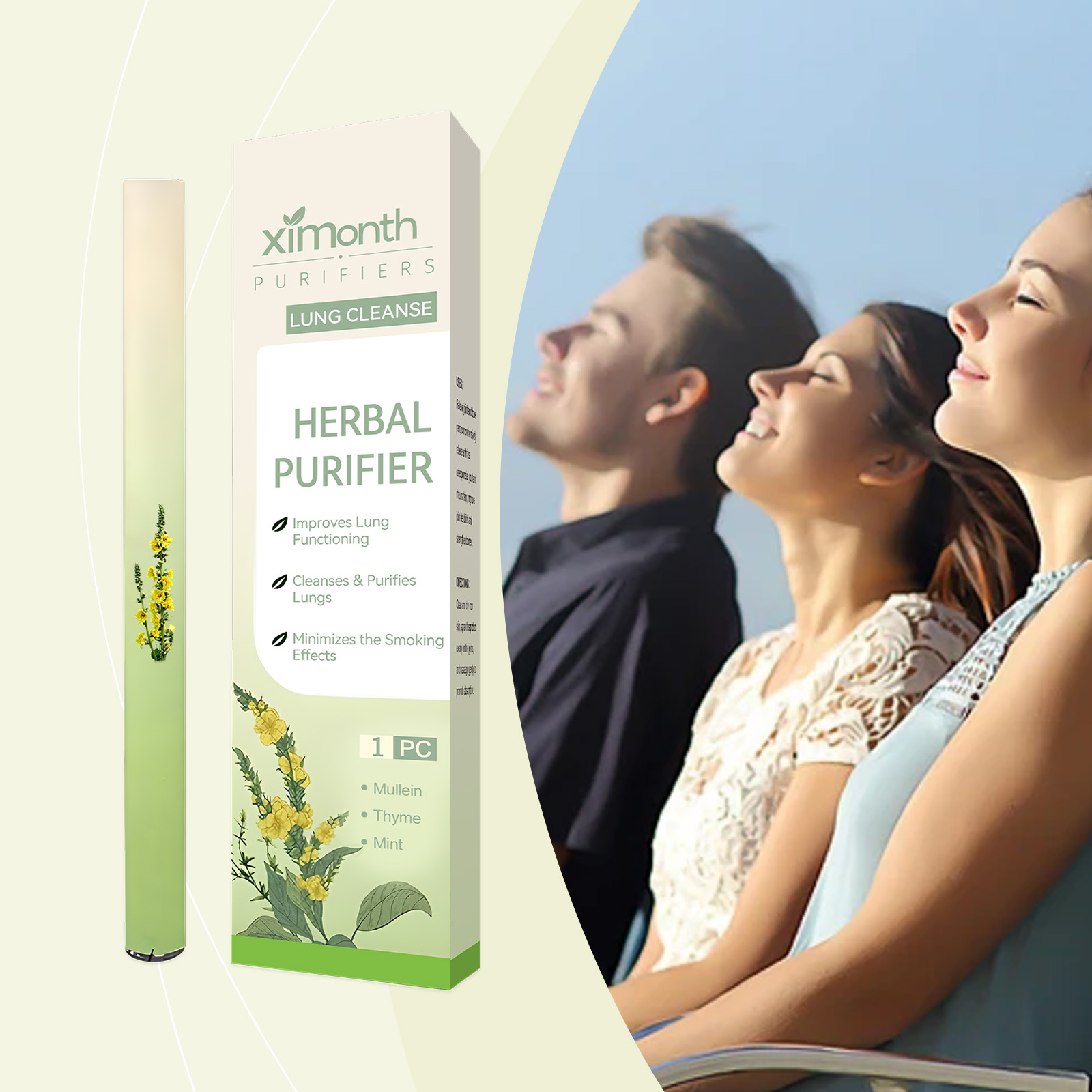 Natural Herbal Breathing Stick - đánh giá và giá Skincare Herbal