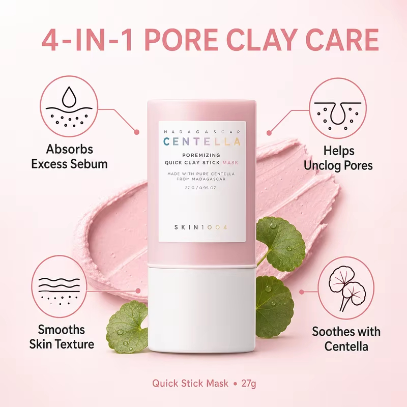 SKIN1004 Korean Centella Porem - đánh giá và giá Bentonite Clay Mask