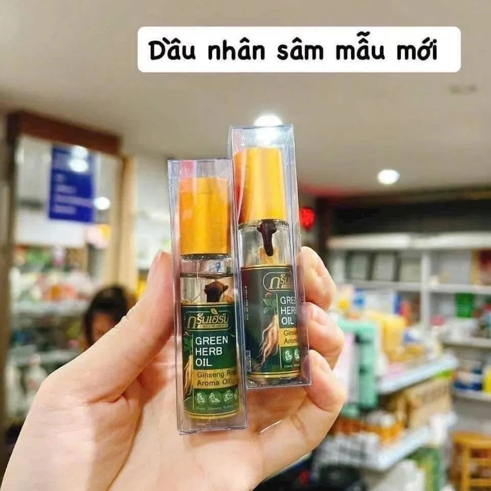 Thai Mint Ginseng Roll On Herb - đánh giá và giá Skincare Herbal