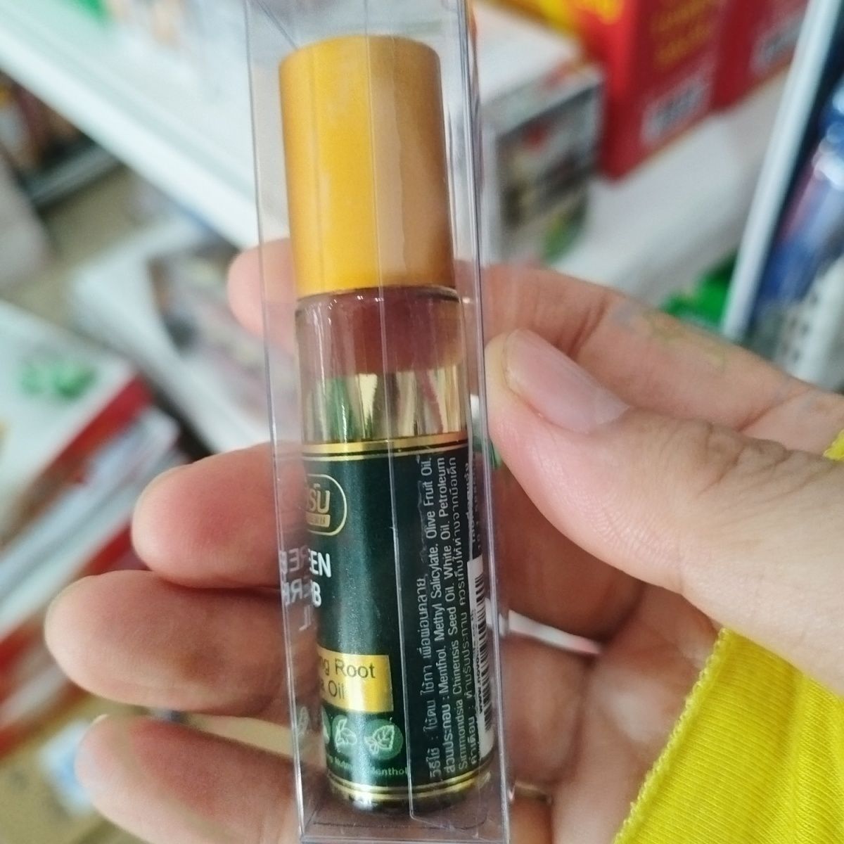 Thai Mint Ginseng Roll On Herb - đánh giá và giá Skincare Herbal
