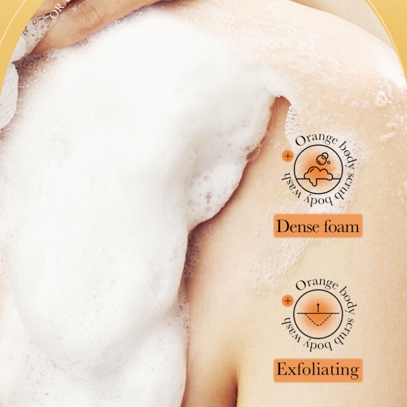 300ml Orange Body Scrub Shower - đánh giá và giá Skincare Ingredients