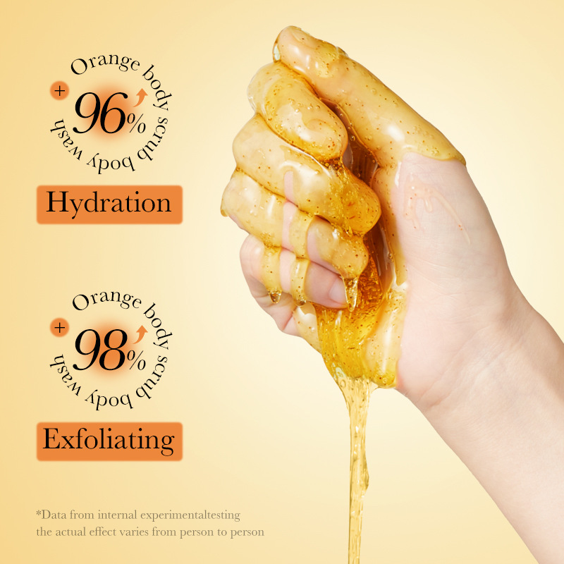300ml Orange Body Scrub Shower - đánh giá và giá Skincare Ingredients