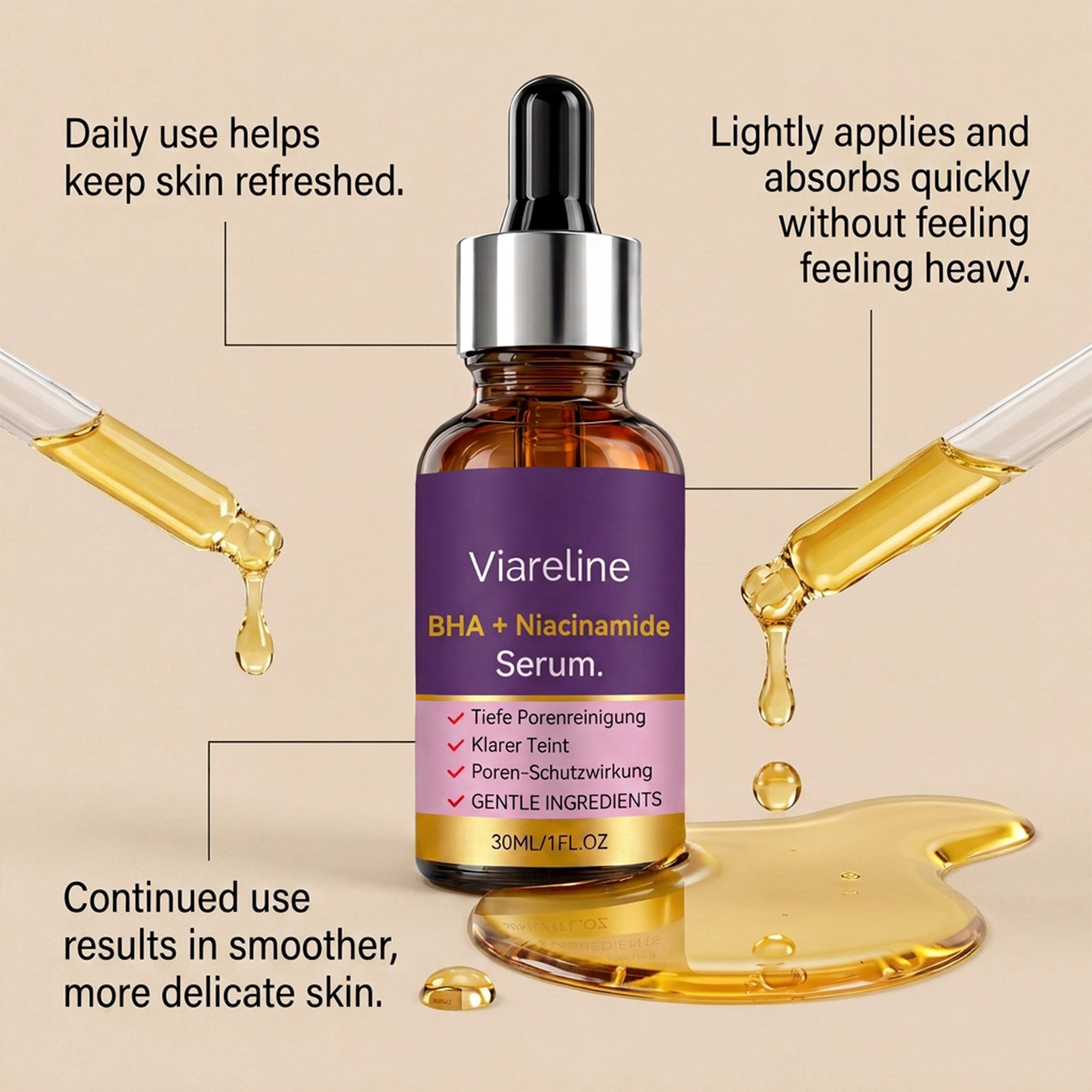 Salicylic Acid Niacinamide Ser - đánh giá và giá Niacinamide Brightening Serum